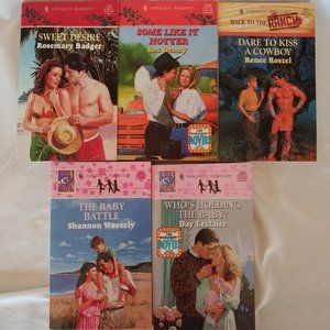 5 - Harlequin Romance Novels, PB 1994